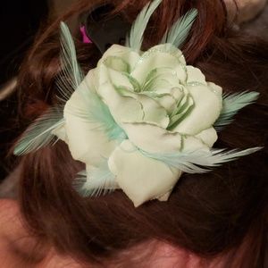 Prom dress with accessories